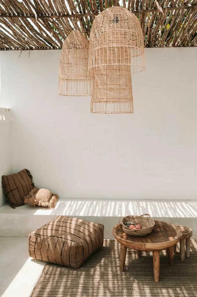 Pakabinamas šviestuvas Bazaar Pendantas, Amalfi, 0,5x0,5x0,55 m, Natūralus