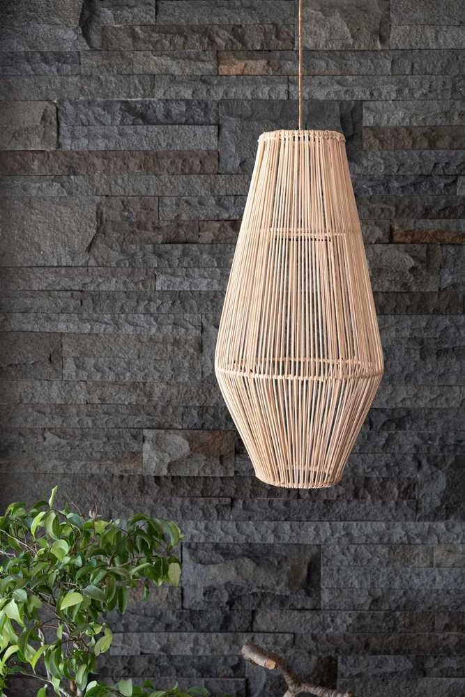Pakabinamas šviestuvas Bazaar Pendelis, Afrodisiacas, 0,3x0,3x0,6 m, Natūralus