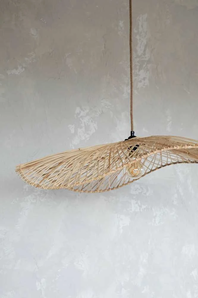 Pakabinamas šviestuvas Bazaar Pendelis, Chapeau, 0,75x0,75x0,2 m, Natūralus