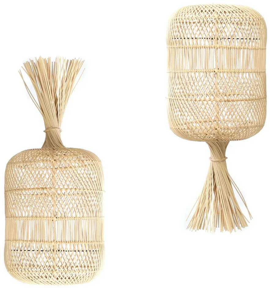 Pakabinamas šviestuvas Bazaar Pendelis, "Dumpling" stovas, 0,29x0,29x0,65 m, Natūrali
