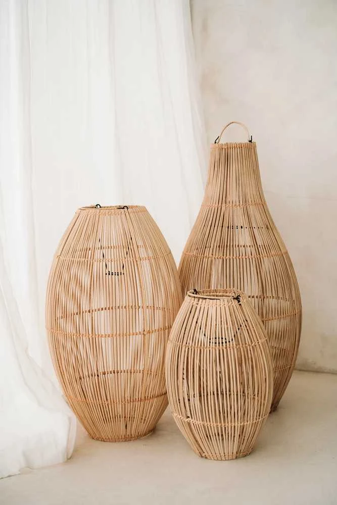 Pakabinamas šviestuvas Bazaar Pendelis, Zuri, 0,35x0,35x0,59 m, Natūralus