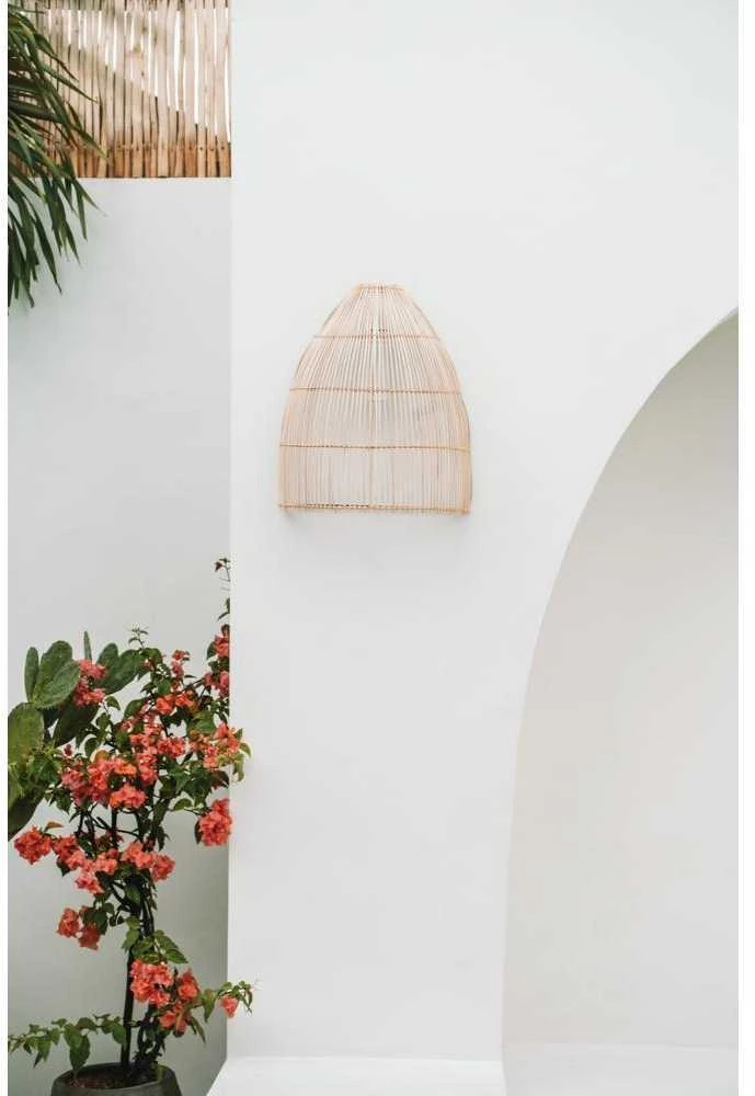 Pakabinamas šviestuvas Bazaar Sienos aplikačiai, Lalo, 0,25x0,45x0,55 m, Natūralus