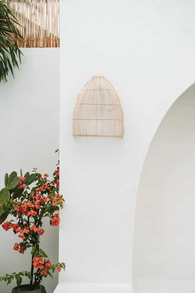 Pakabinamas šviestuvas Bazaar Sienos aplikačiai, Lalo, 0,25x0,45x0,55 m, Natūralus