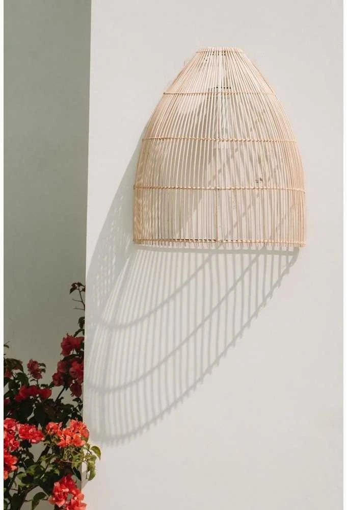 Pakabinamas šviestuvas Bazaar Sienos aplikačiai, Lalo, 0,25x0,45x0,55 m, Natūralus