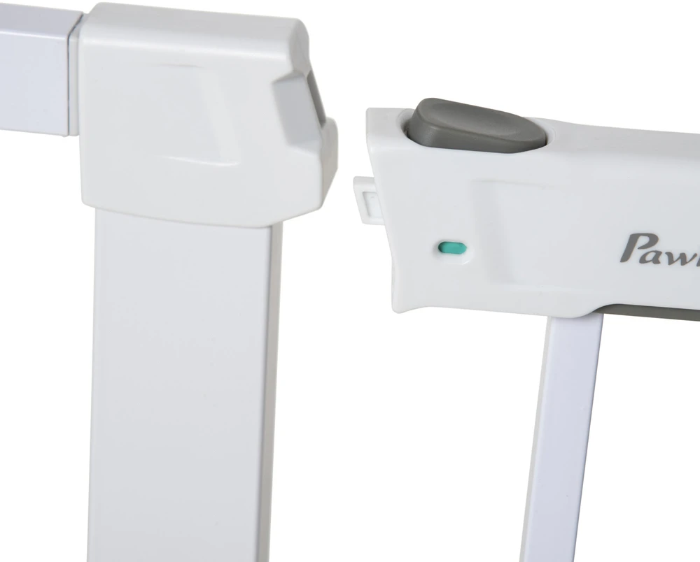 PawHut apsauginiai varteliai, laiptų varteliai, šunų varteliai, reguliuojami 75-96cm, automatinis užsidarymas