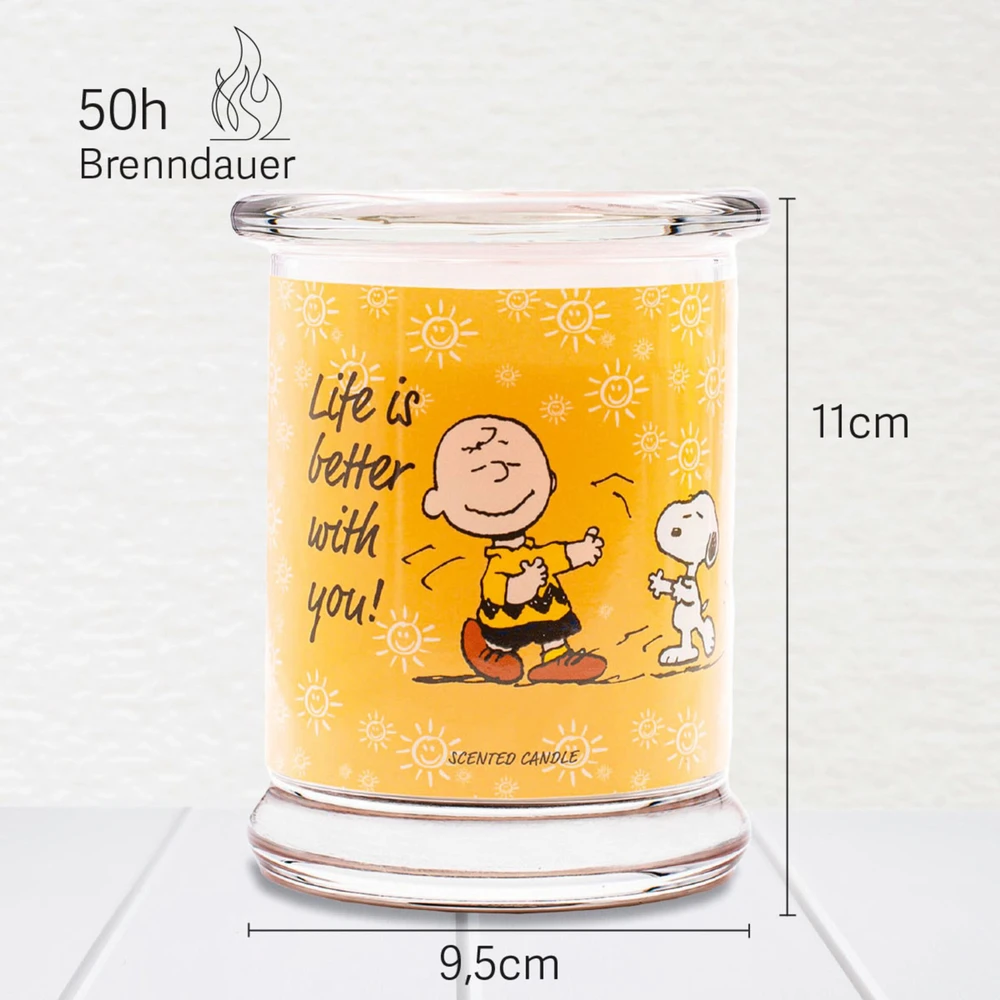 Peanuts Penauts Duftkerze Gyvenimas su tavimi geresnis - 250 g