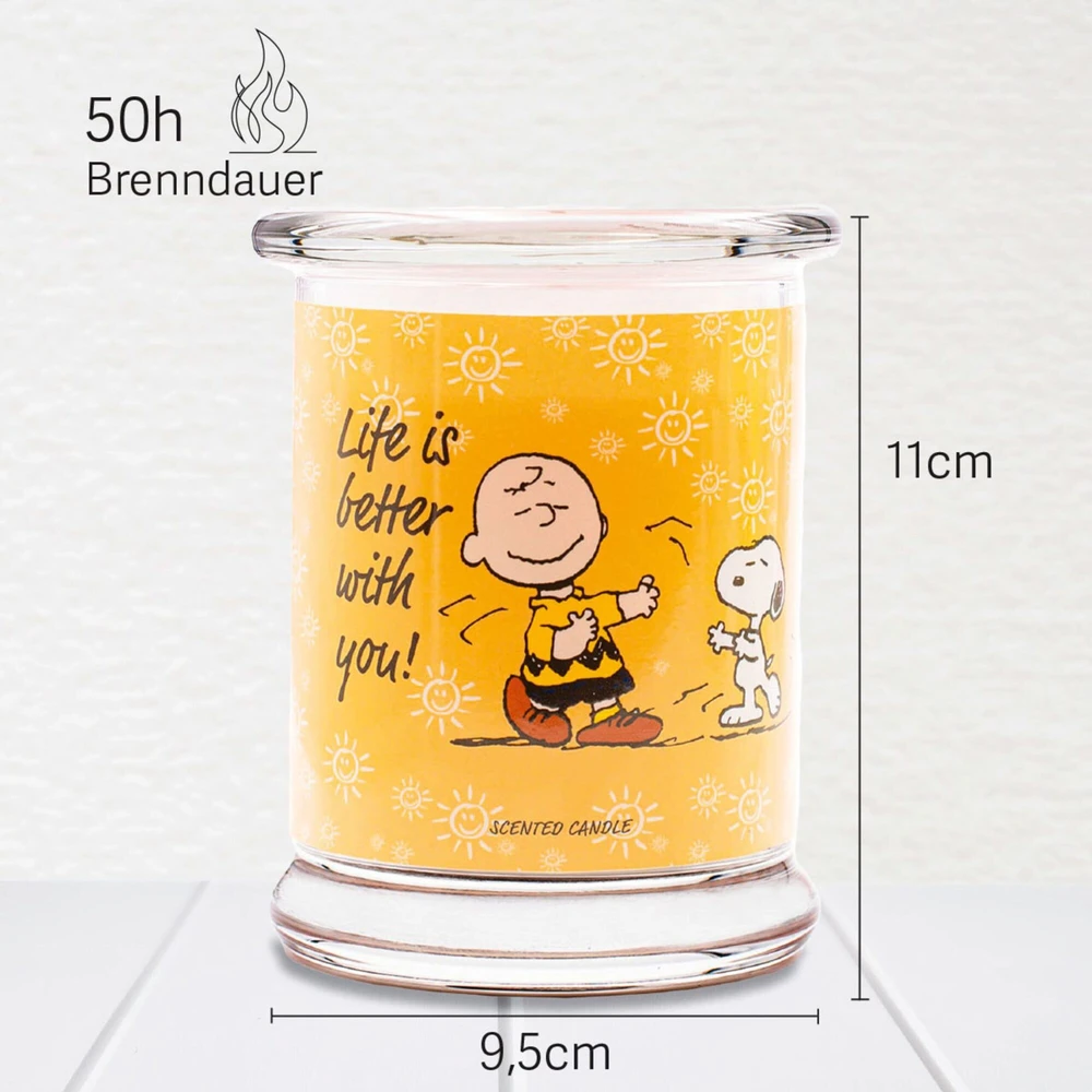 Peanuts Penauts Duftkerze Gyvenimas su tavimi geresnis - 250 g