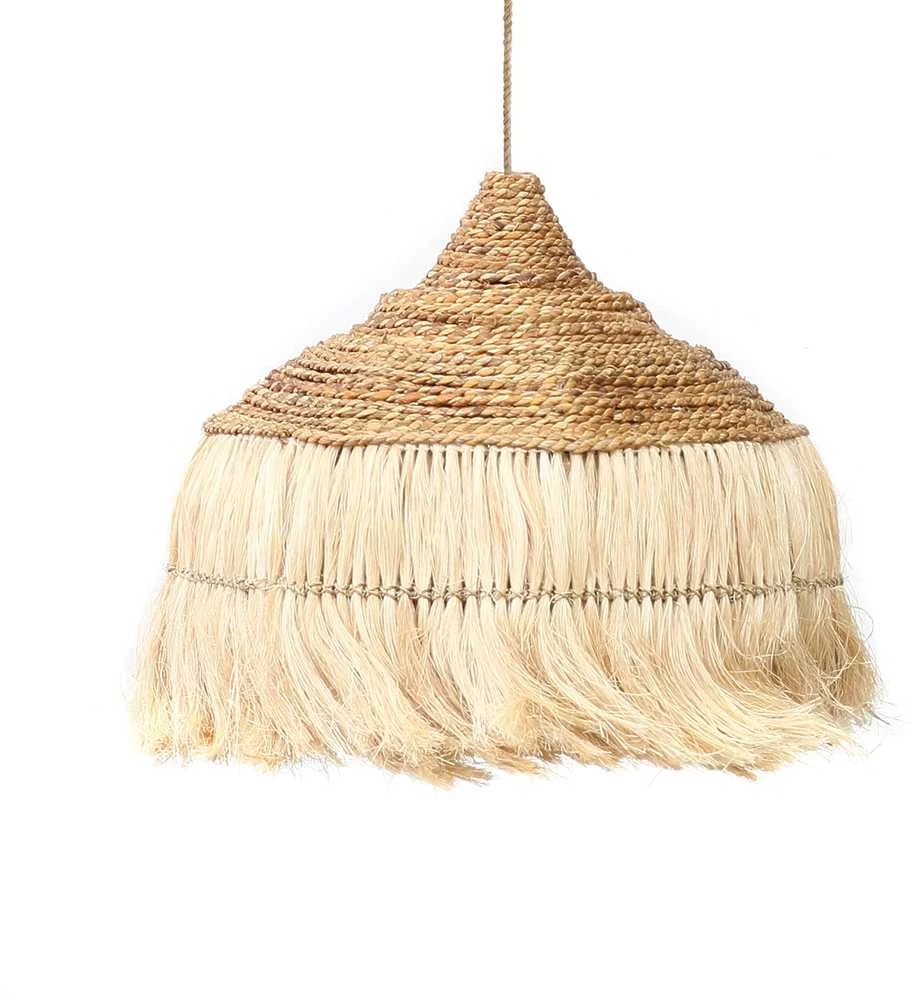 Pakabinamas šviestuvas Bazaar Pendentas, Abaka Hoola, 0,5x0,5x0,5 m, Natūralus