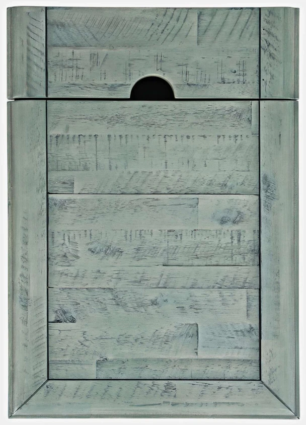 Prie lovos spintelė, Avola, 40,5x44,5 cm, Turkio-Mėtų