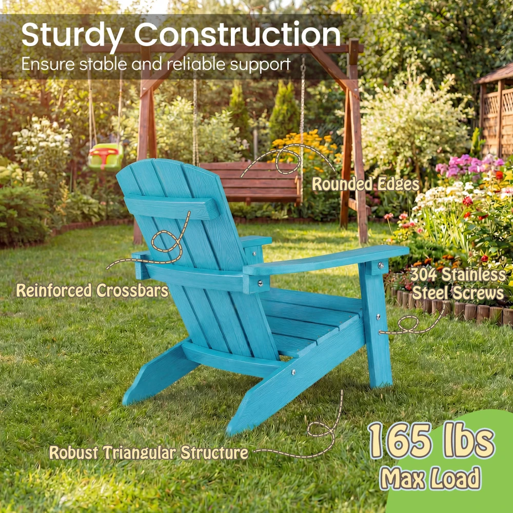 Promotions Adirondack Kėdė 53.3x52.1x63.5 cm Turkio spalvos