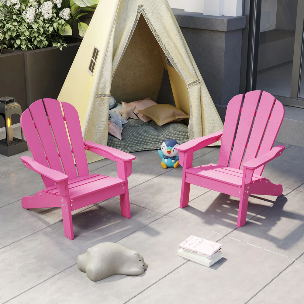 Promotions Adirondack Kėdė 53.3x52.1x63.5 cm Rožinė HIPS Medžiaga
