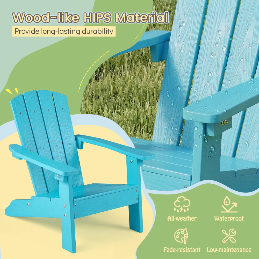 Promotions Adirondack Kėdė 53.3x52.1x63.5 cm Turkio spalvos