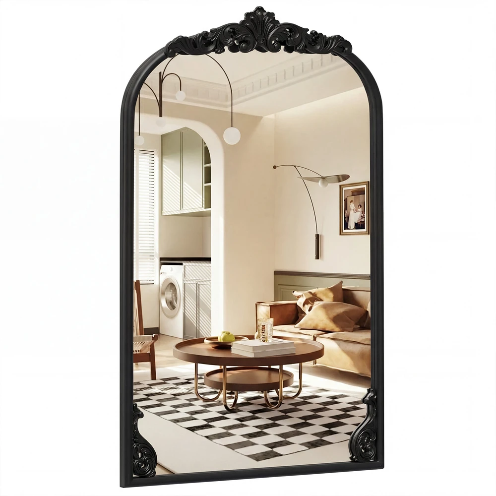 Promotions Arkinis sieninis veidrodis 76x51 cm juodas