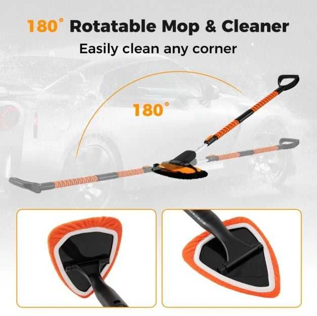 Promotions Automobilio plovimo šepetėlių rinkinys, 112-132 cm, oranžinis