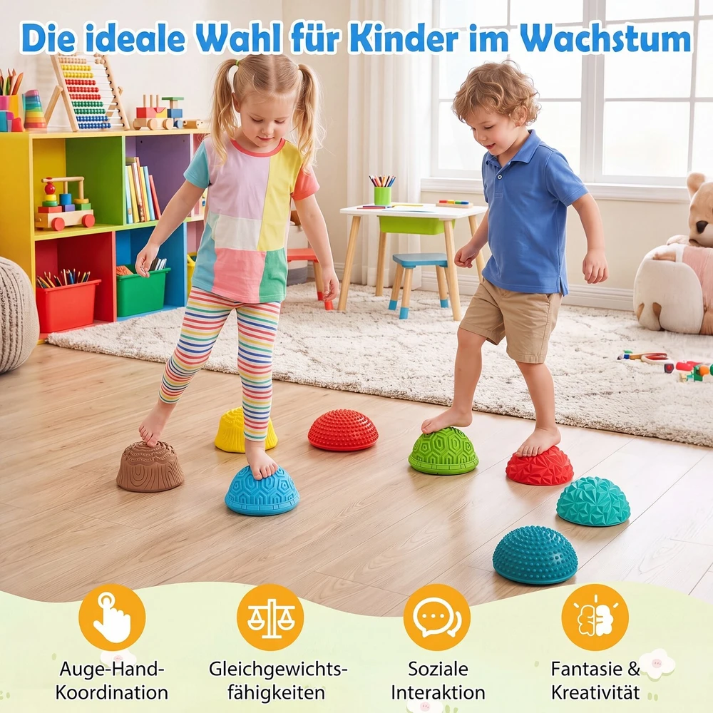 Promotions Balansuojančios akmenys 8 vnt., įvairių dydžių, spalvoti