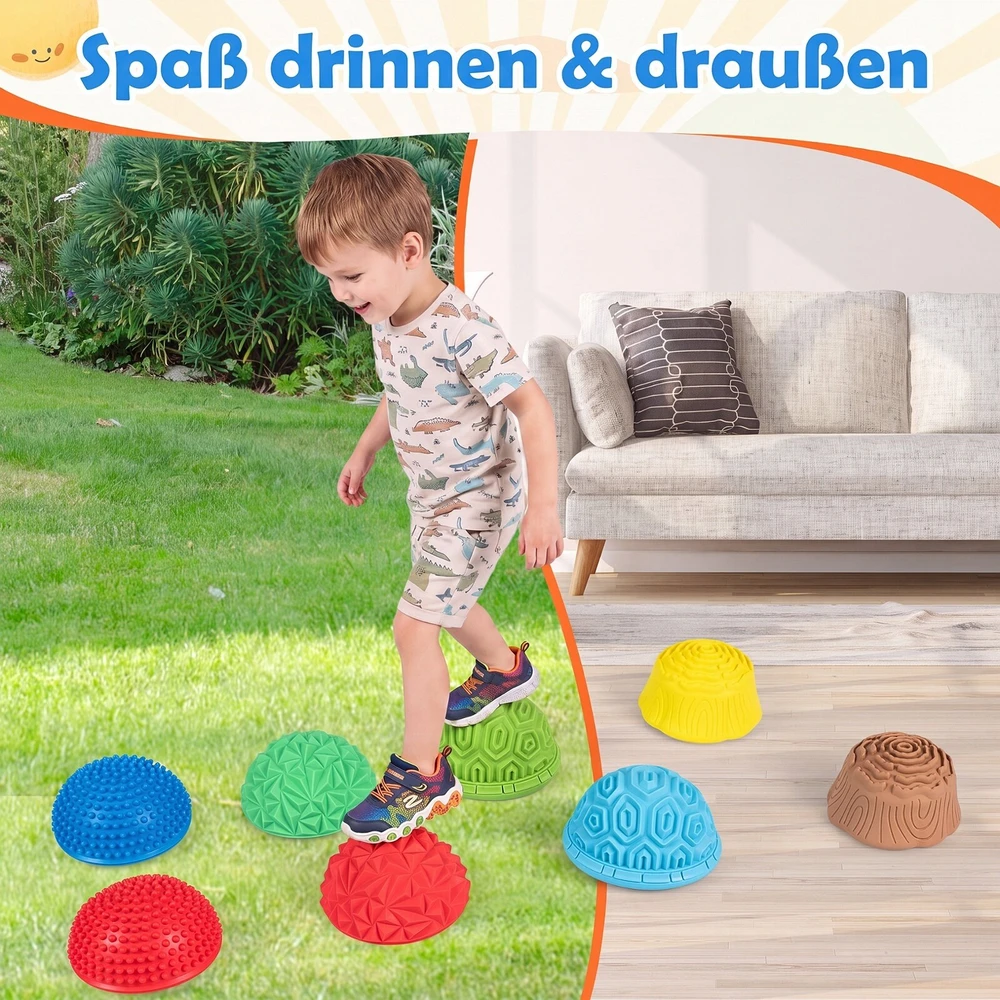 Promotions Balansuojančios akmenys 8 vnt., įvairių dydžių, spalvoti