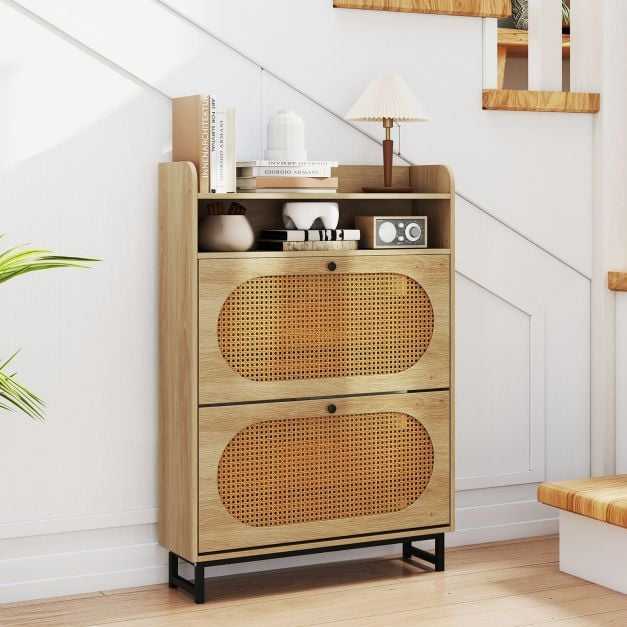 Promotions Batų spintelė, 80x24x115 cm, natūrali