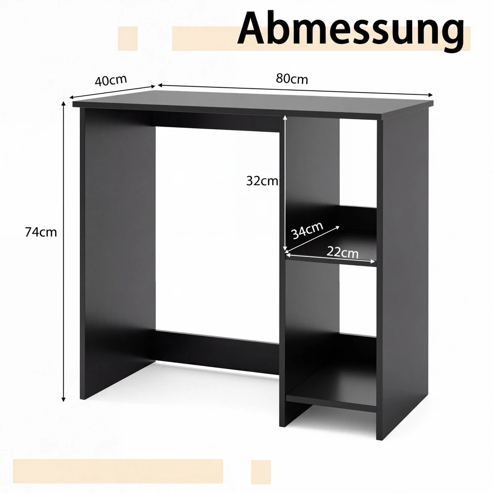 Promotions Biuro stalas 80x40x74 cm kavos spalvos