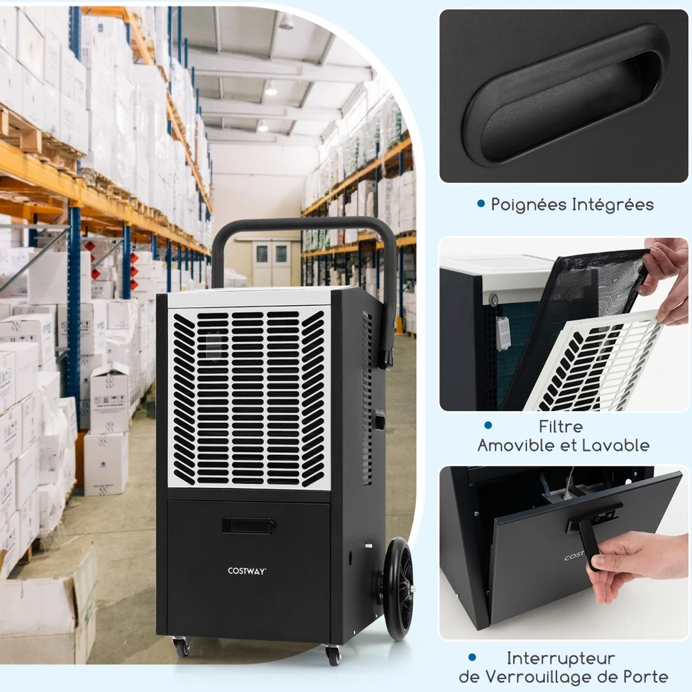 Promotions Drėgmės surinktuvas 66 L/dieną 44x41x81,5 cm mėlynas