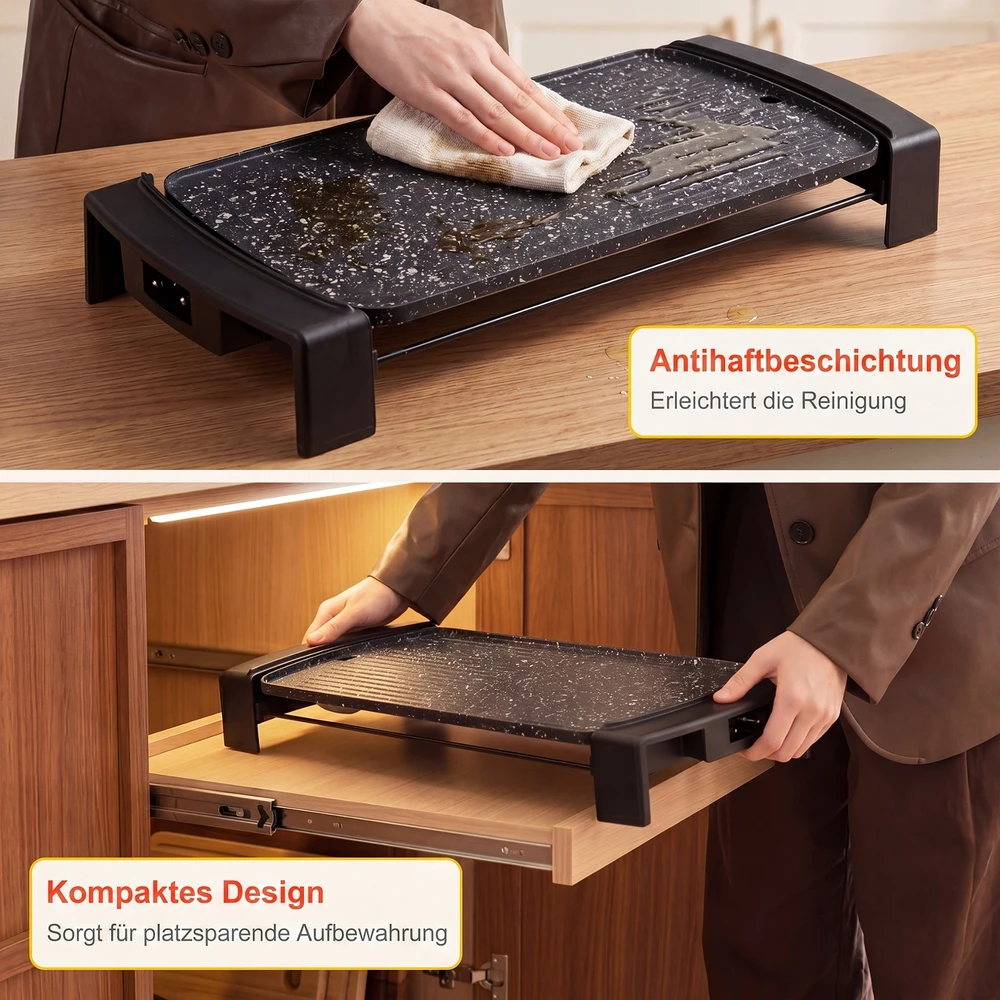 Promotions Elektrinė kepsninė 54x25x8 cm juoda