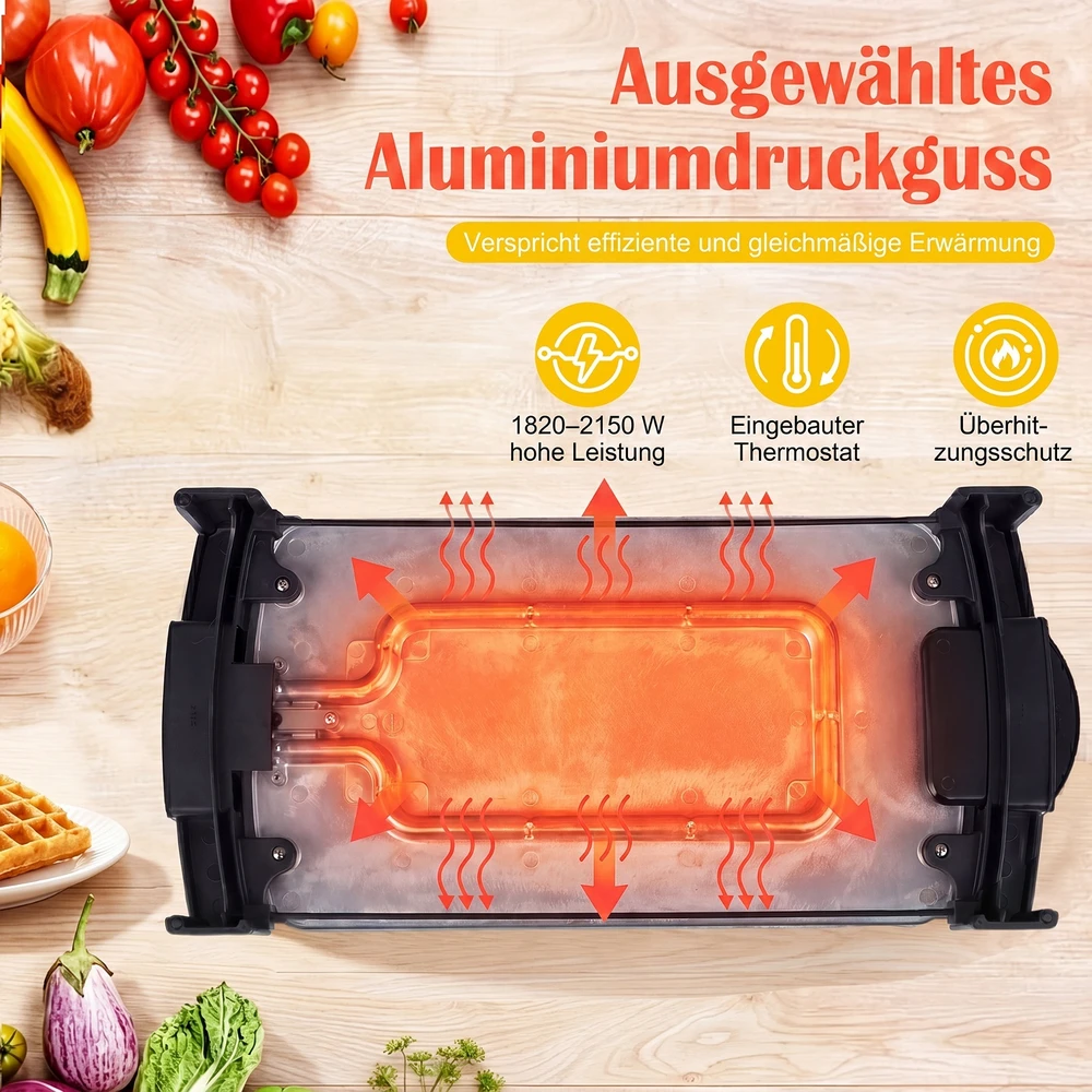 Promotions Elektrinė kepsninė 54x25x8 cm juoda