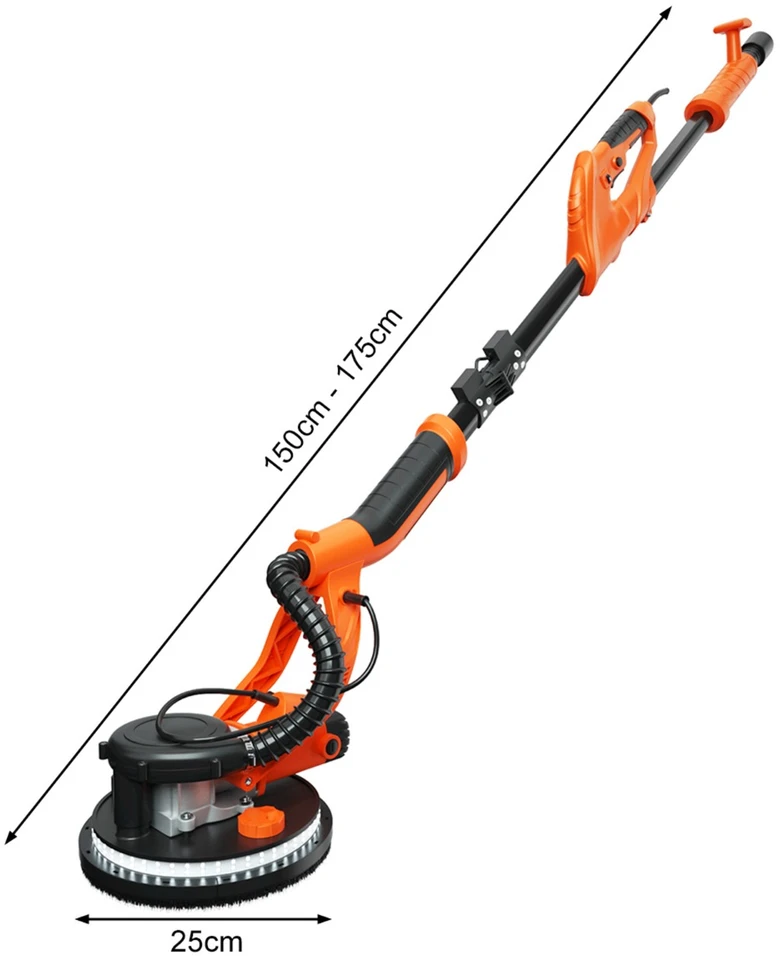 Promotions Elektrinis gipso kartono šlifuoklis 150-175 cm oranžinis-juodas