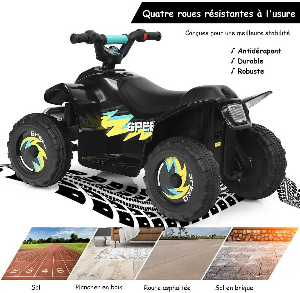 Promotions Elektrinis keturratis vaikams, 4,6 km/h