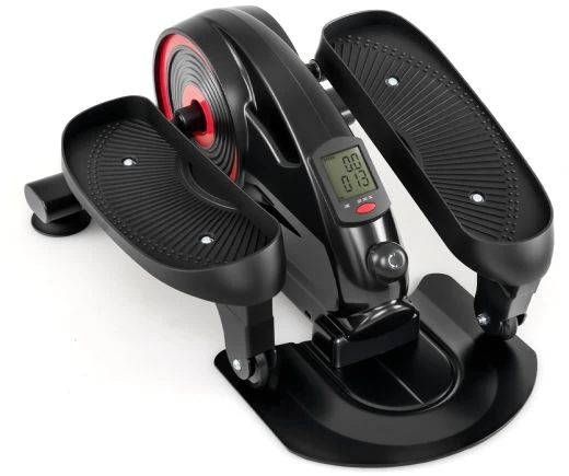 Promotions Elipsinis pedalų treniruoklis 62x43x28 cm Raudonas reguliuojamas magnetinis fitneso įrenginys