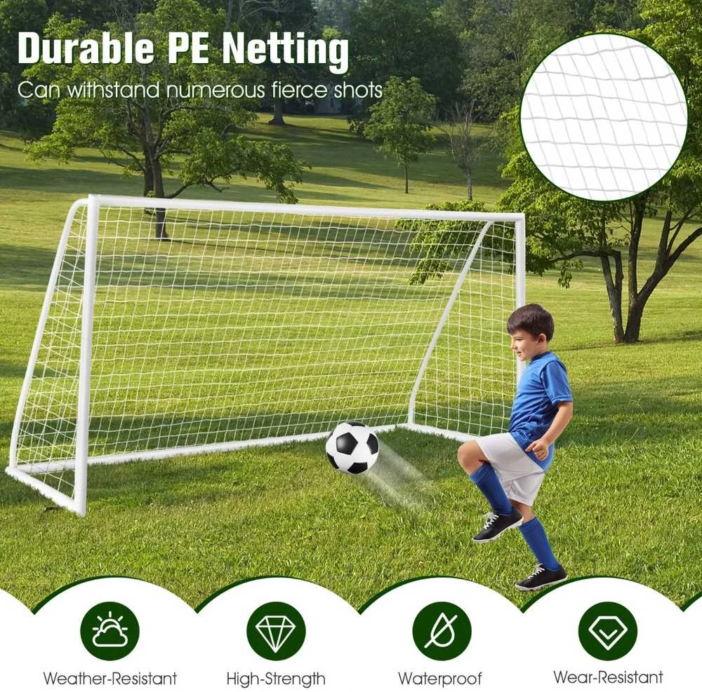Promotions Futbolo vartai, 365x120x182 cm, Balti