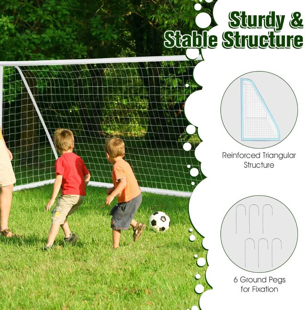 Promotions Futbolo vartai, 365x120x182 cm, Balti