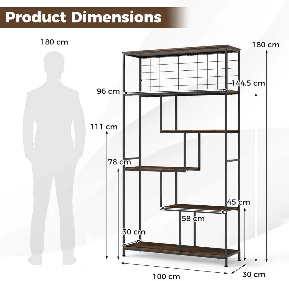 Promotions Augalų stovai, 100x30x180 cm, Rudas