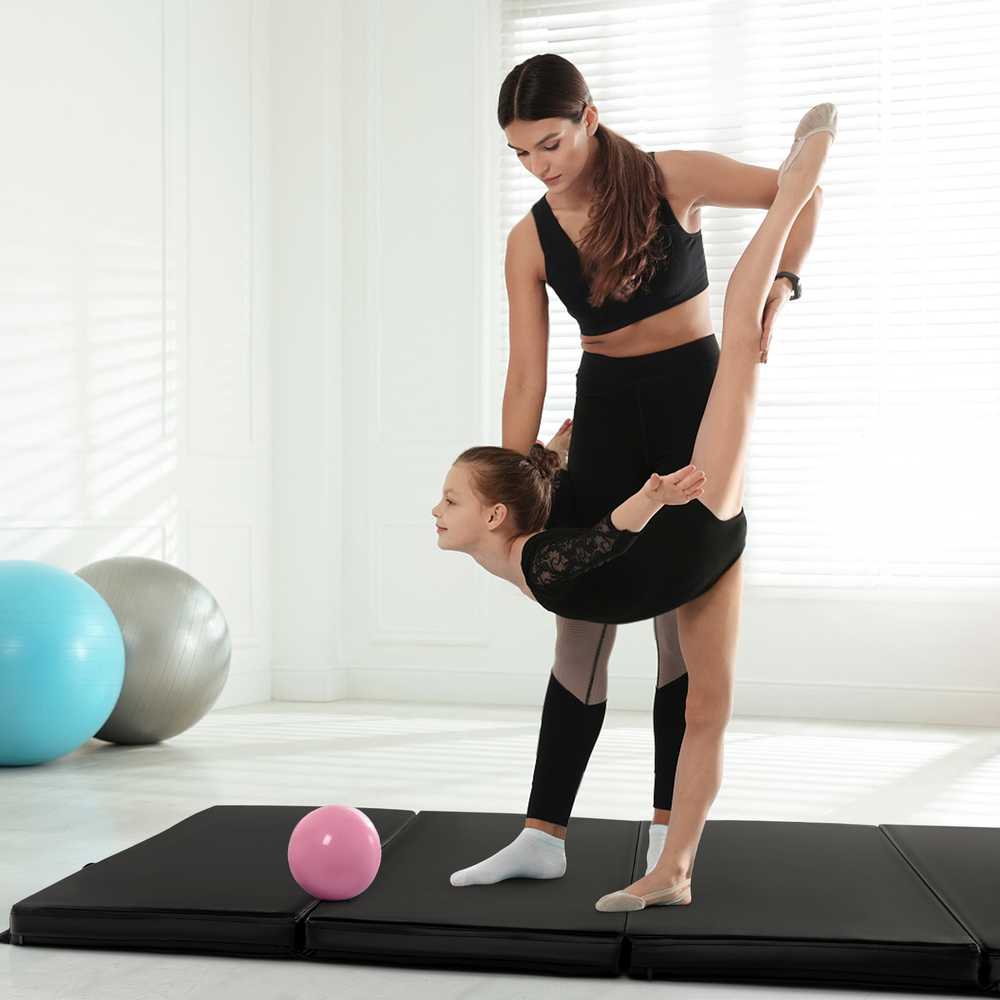 Promotions Gimnastikos kilimėlis, 240x116x5 cm, Juoda