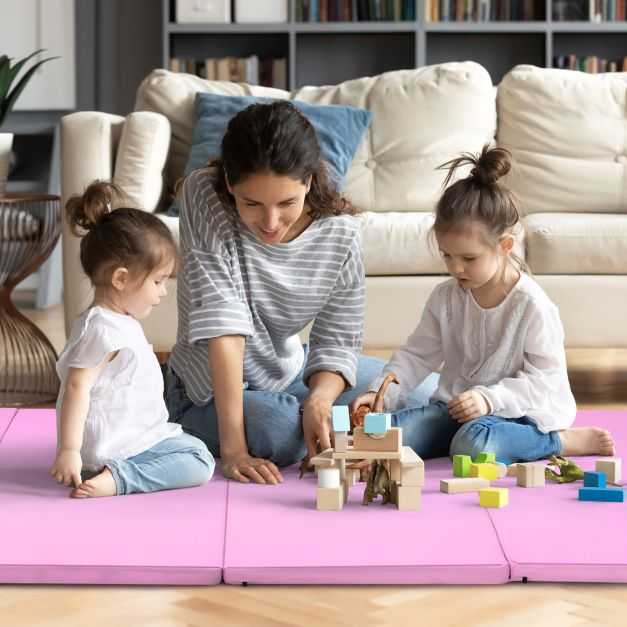 Promotions Gimnastikos kilimėlis, 240x116x5 cm, Rožinis