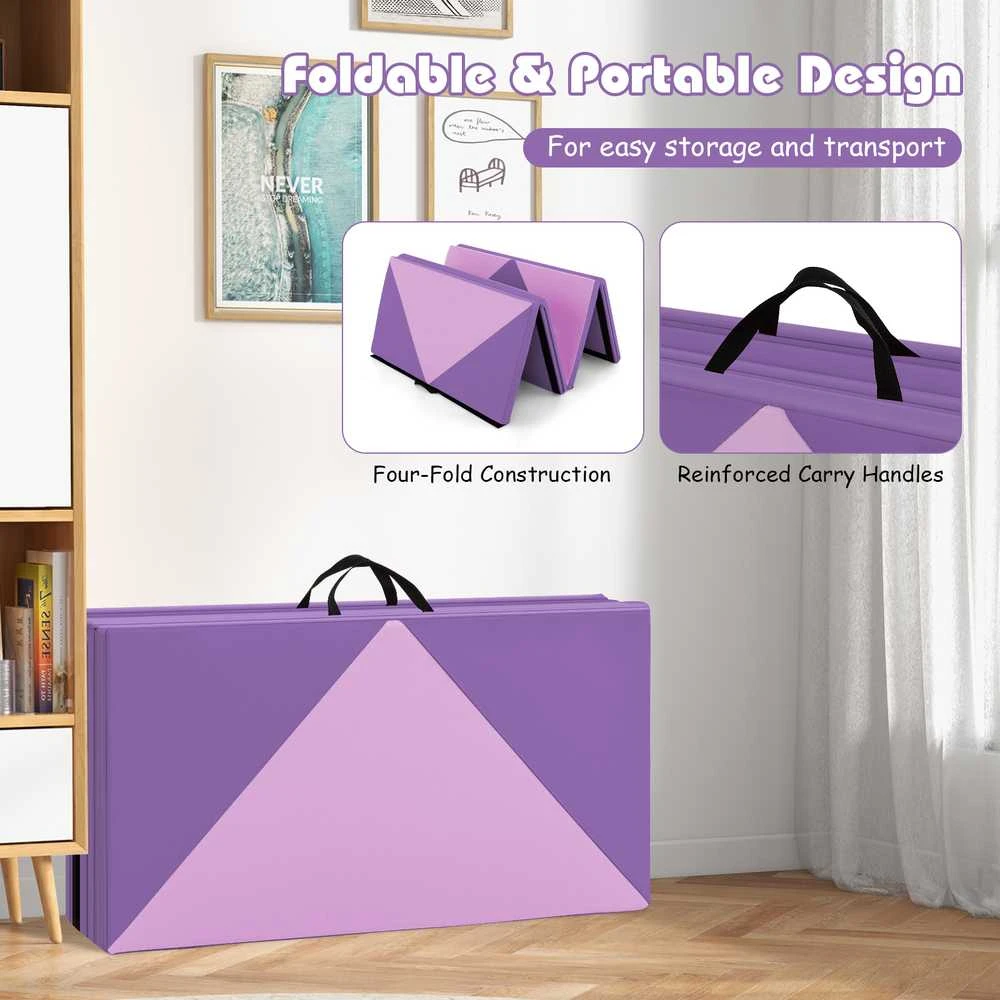 Promotions Gimnastikos kilimėlis, 240x117x5 cm, Rožinė Violetinė