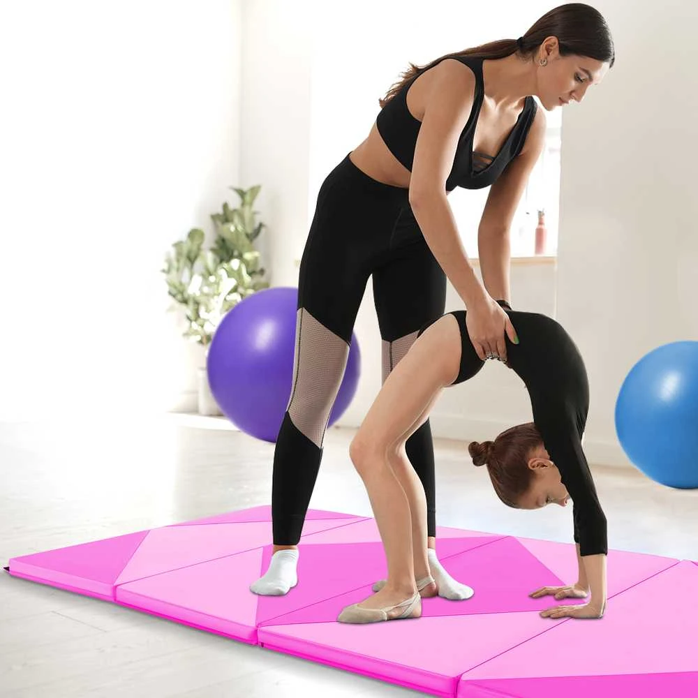 Promotions Gimnastikos kilimėlis, 243,8x121,9x5,1 cm, rožinis