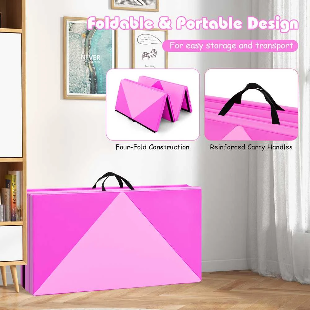 Promotions Gimnastikos kilimėlis, 243,8x121,9x5,1 cm, rožinis