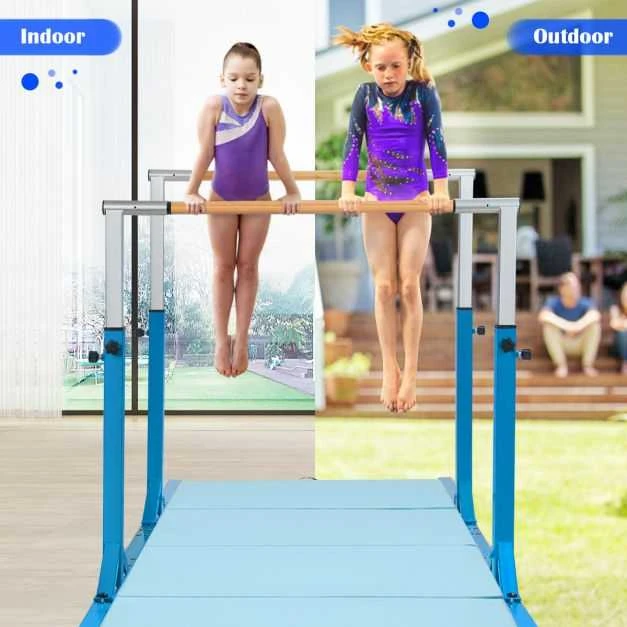 Promotions Gimnastikos lygiagretūs skersiniai, 251,5x132x139,7 cm, violetinė
