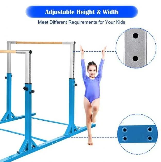 Promotions Gimnastikos lygiagretūs skersiniai, 251,5x132x139,7 cm, violetinė