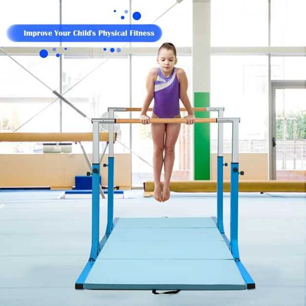 Promotions Gimnastikos lygiagretūs skersiniai, 251,5x132x139,7 cm, violetinė