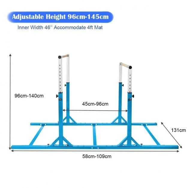 Promotions Gimnastikos lygiagretūs skersiniai, 251,5x132x139,7 cm, violetinė