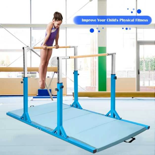 Promotions Gimnastikos lygiagretūs skersiniai, 251,5x132x139,7 cm, violetinė