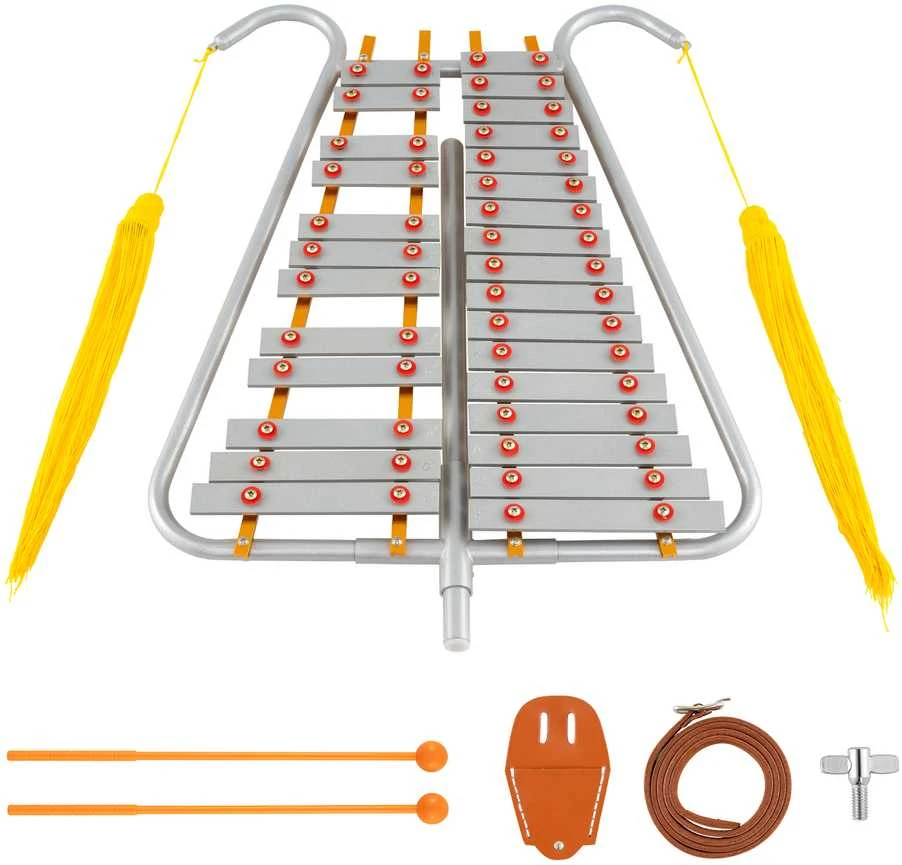 Promotions Glockenspiel mušamųjų rinkinys, 60-108x47x7 cm, sidabro spalvos