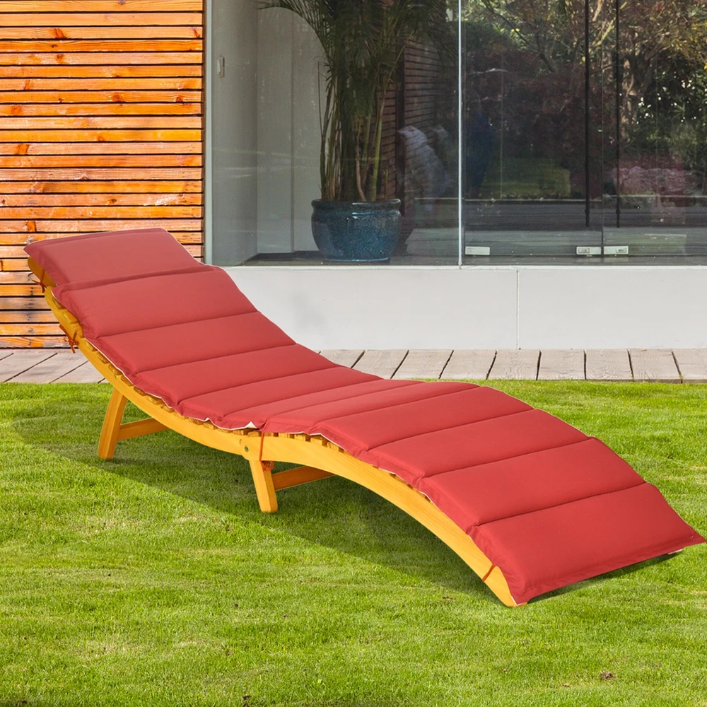 Promotions Gultas su pagalvėle 190x55x52 cm natūrali/kremiškai balta/raudona