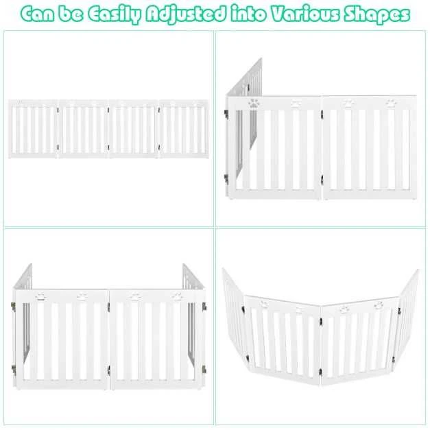 Promotions Gyvūnų varteliai, 203x60x1,5 cm, balta ruda