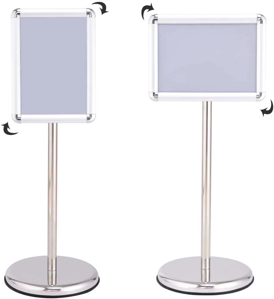 Promotions Informacinis stendas, 33x24 cm rėmas, Aliuminis, Sidabrinis