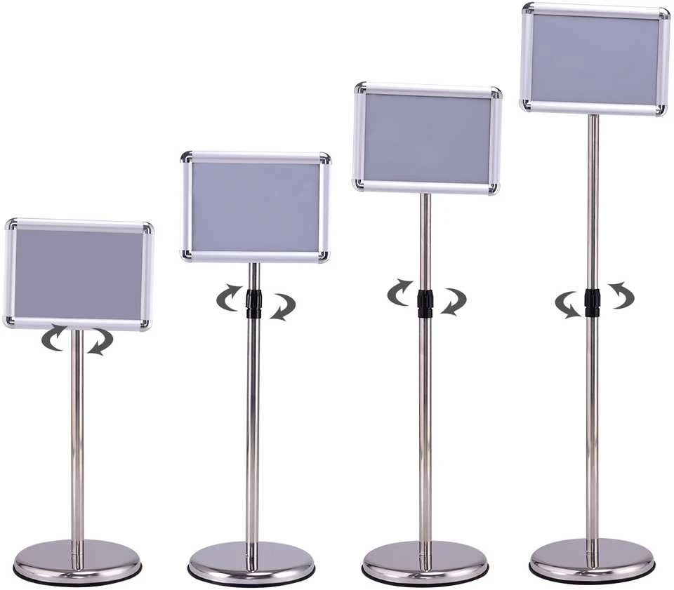Promotions Informacinis stendas, 33x24 cm rėmas, Aliuminis, Sidabrinis