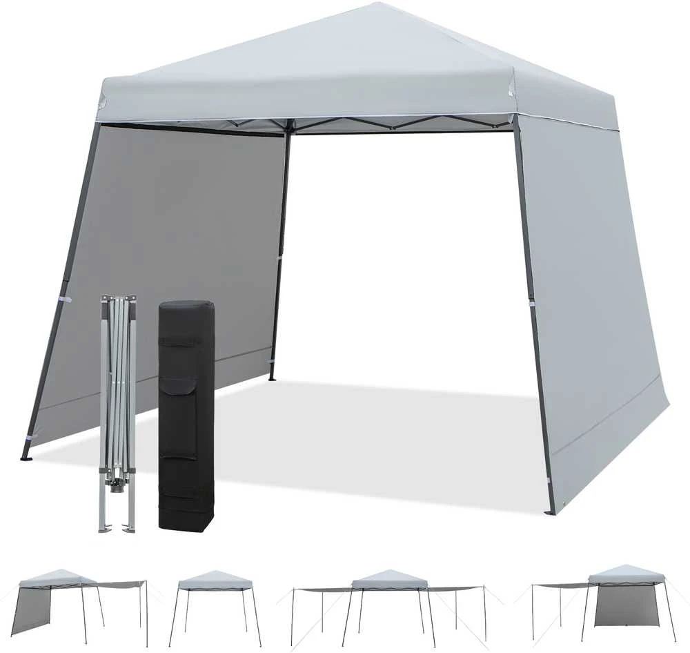 Promotions Iškylančioji palapinė su stogu, 299.7x299.7x255 cm, Pilka