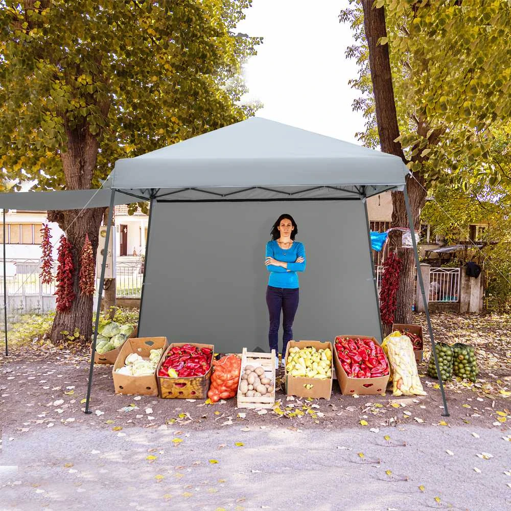 Promotions Iškylančioji palapinė su stogu, 299.7x299.7x255 cm, Pilka