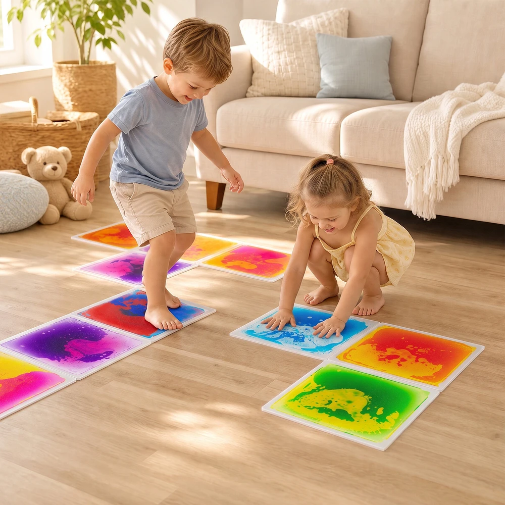 Promotions Jutiklinės grindų plytelės 6 vnt. 30x30 cm įvairiaspalvės