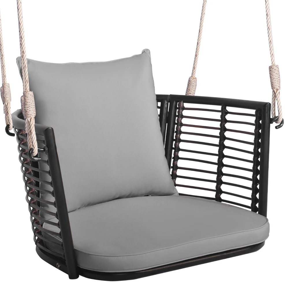 Promotions Kabanti kėdė 77,5x62x38 cm mišri ruda smėlio pilka/mėlyna
